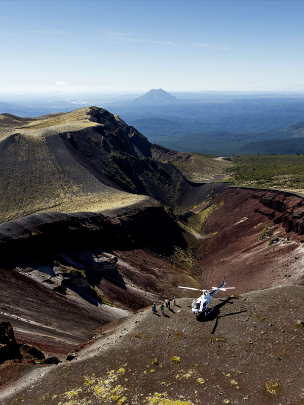 Helicopter Scenic Flights Mount Tarawera - Volcanic Air